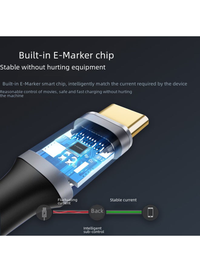 Digital Computer/mobile Phone Adapter/converter - Usb Type-c To Usb Type-a Female Adapter-Interface Form:C Public Straight To C Public Straight Gen2 1.5 Meters - Image 5