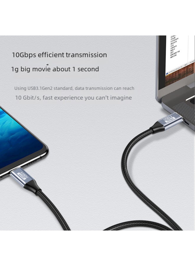 Digital Computer/mobile Phone Adapter/converter - Usb Type-c To Usb Type-a Female Adapter-Interface Form:C Public Straight To C Public Straight Gen2 1.5 Meters - Image 4