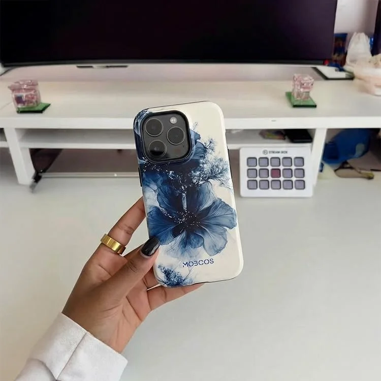 Mobcos Mobcos iPhone 17 Pro Max Velvet Night Mobcos iPhone 17 Pro Max Velvet Night Premium Case Compatible with Hybrid Dual-Layer Hard Shell + Silicone Protection - Scratch-Resistant Shockproof Mobile Cover  | Best Price UAE