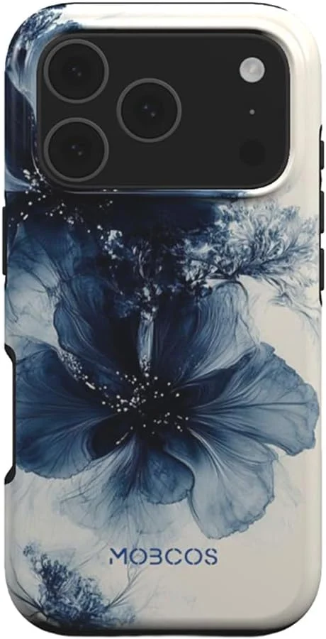 Mobcos Mobcos iPhone 17 Pro Max Velvet Night Premium Case Compatible with Hybrid Dual-Layer Hard Shell + Silicone Protection - Scratch-Resistant Shockproof Mobile Cover