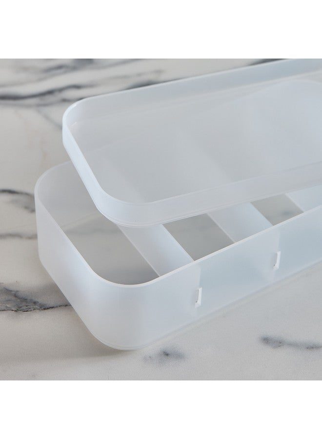 Home Box Madison Stackable Storage Box with Removable Dividers 24.1 x 7.5 x 12 cm  - Image 3