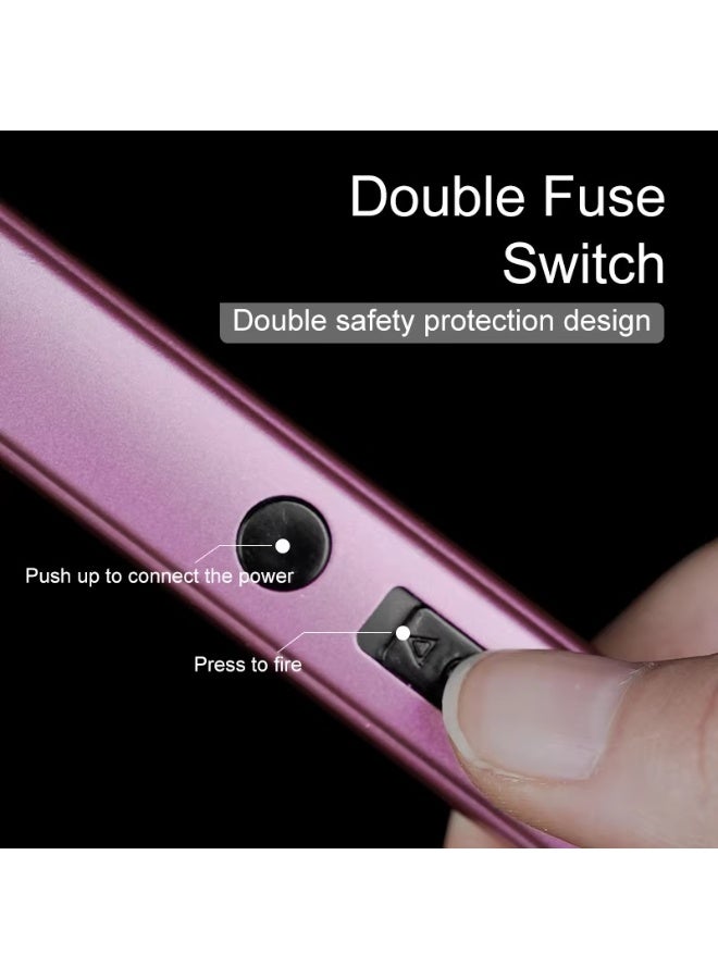 ولاعة شموع قابلة لإعادة الشحن عبر منفذ USB، بدون لهب، مقاومة للرياح وصديقة للبيئة. - Image 3