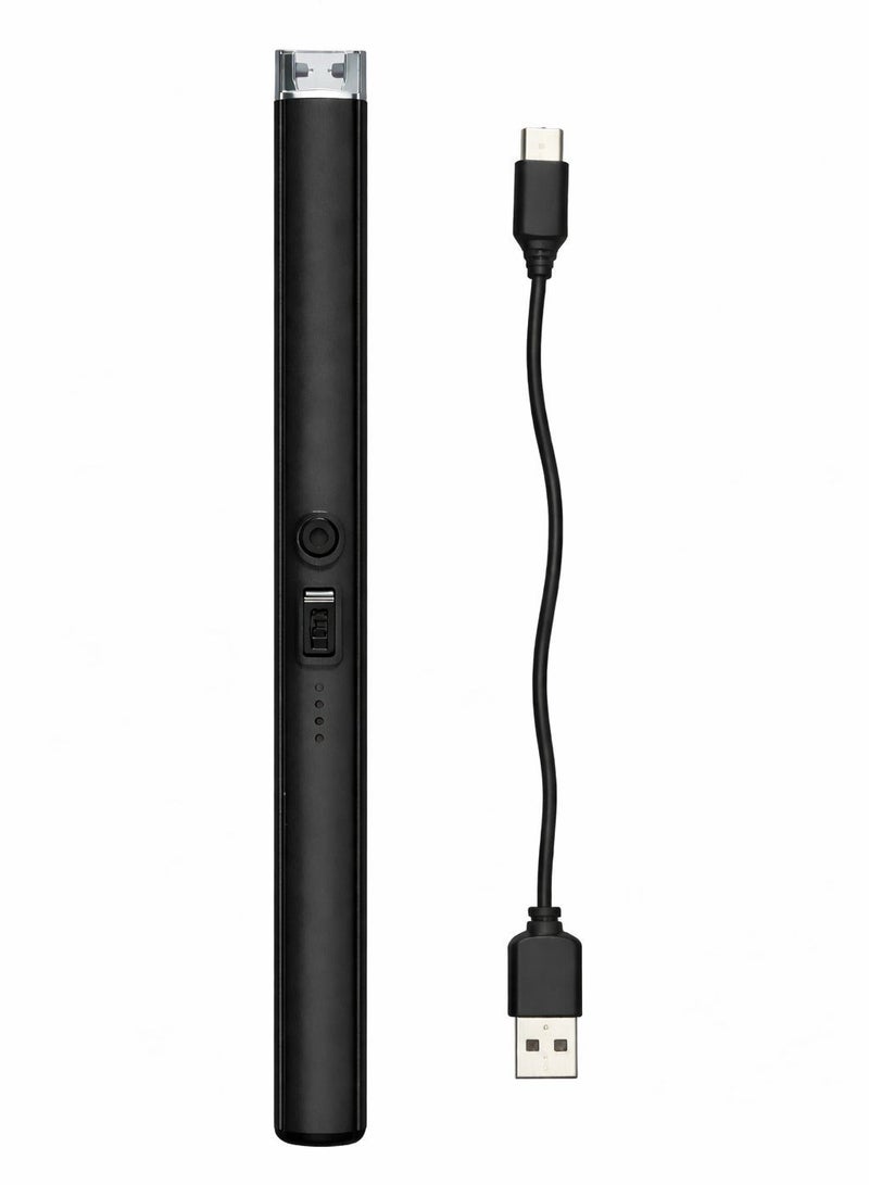 ولاعة شموع قابلة لإعادة الشحن عبر منفذ USB، بدون لهب، مقاومة للرياح وصديقة للبيئة. - Image 1