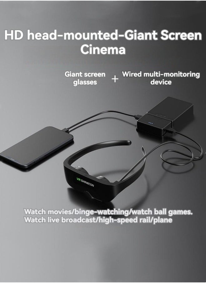 M MIAOYAN New high-tech VR glasses, viewing glasses, panoramic immersive experience, IMAX giant screen smart glasses  - Image 2
