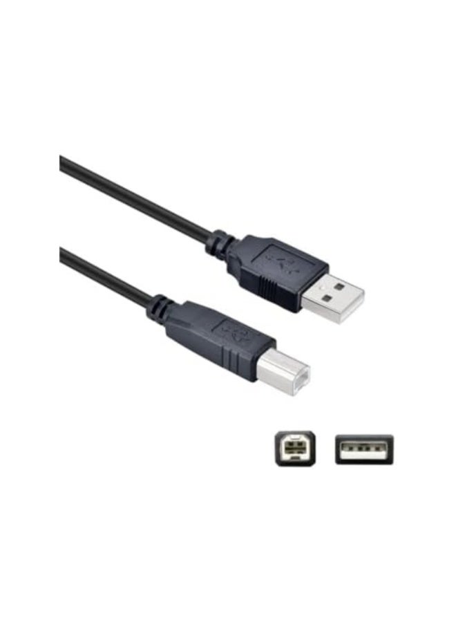 Kalon Compatible USB Printer Cable 1.5 Meter - Black  Pack of 2pcs - Image 3