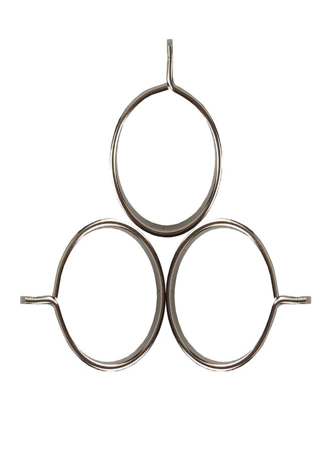 Kowibcl 40Pcs Curtain Rod Rings, 1.26 Inch (32mm) Inner Dia Drapery Ring for Curtain Rods, Nickel - Image 5