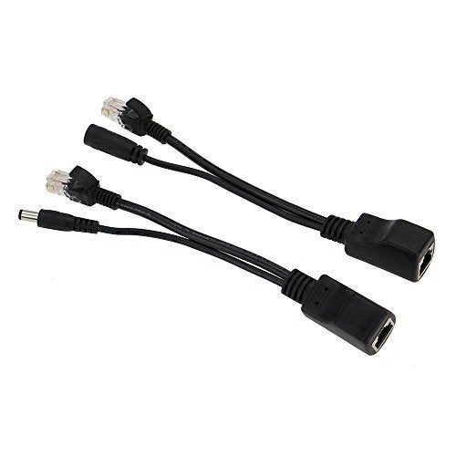 SEDNA - Passive PoE Injector/Splitter Cable kit with 5.5 mm x 2.1 mm DC Connector - Image 1