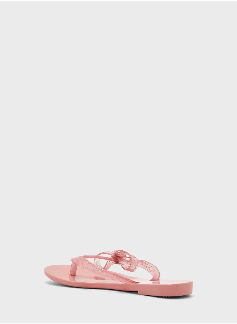 Mini Melissa - Kids Harmonic Sweet Flip Flops - Image 1