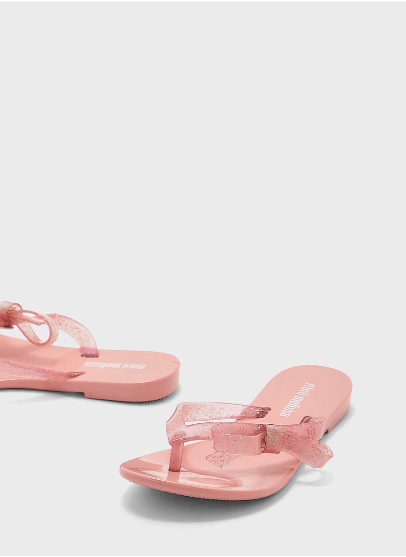 Mini Melissa - Kids Harmonic Sweet Flip Flops - Image 1
