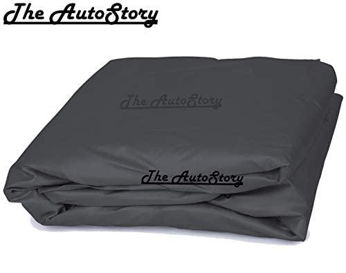 The Autostory 190 Taffeta Water Resistant Car Body Cover Compatible with Tata Punch with Mirror Pockets (Grey/Navy Blue) - Image 3