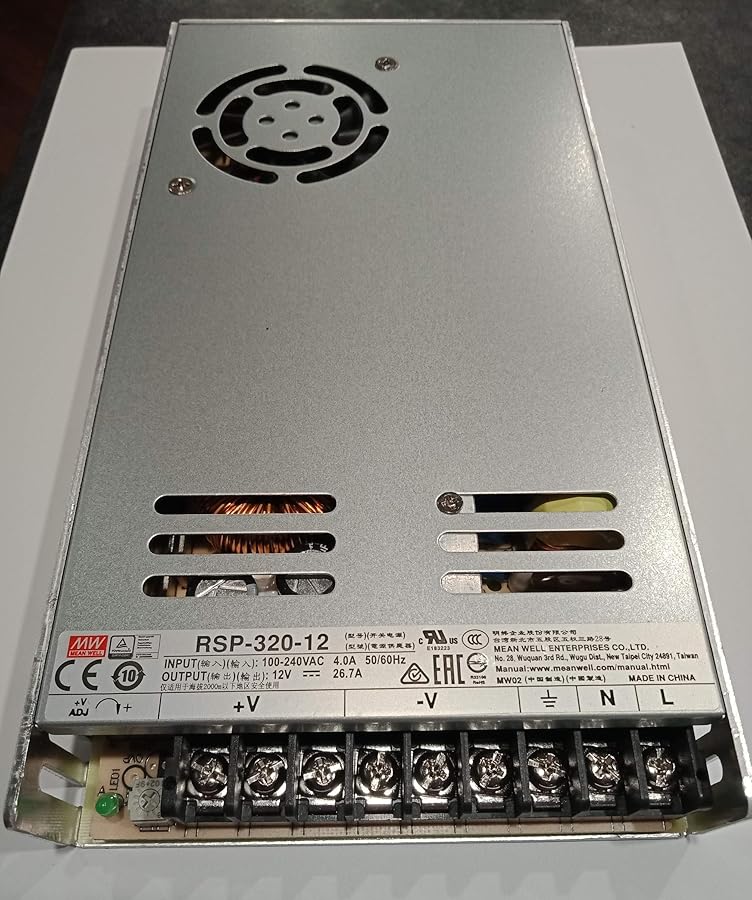Mean Well RSP 320 12V 26 7A 320W Single Output Power Supply with PFC Function - Image 2