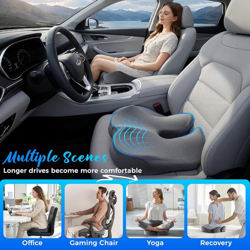 Niceeday Ergonomic Memory Foam Seat Cushion - Image 5