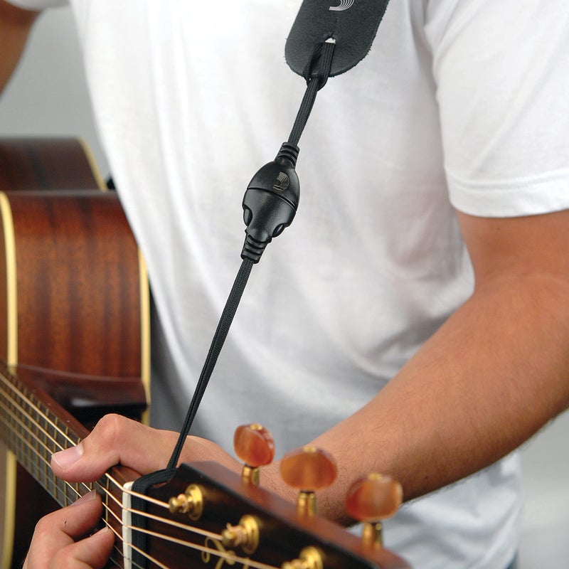 Planet Waves حزام جيتار أكوستيك من د'أداريوا - حزام جيتار أكوستيك مع نظام إطلاق سريع - يثبت الحزام بسرعة وأمان على رأس الجيتار - Image 2