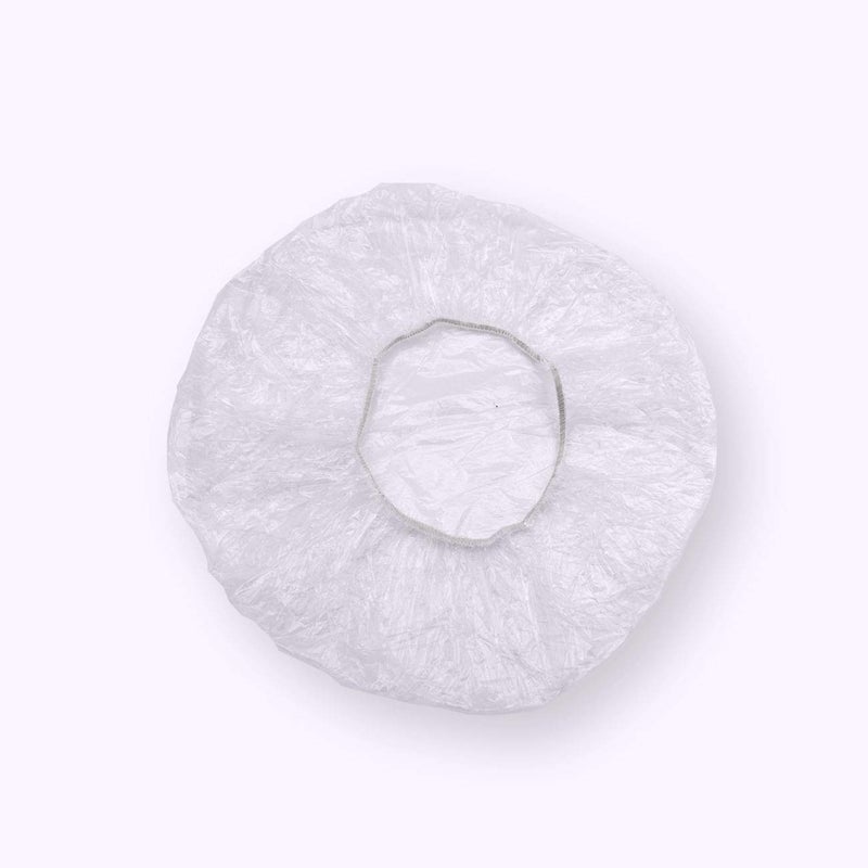 Colortrak Processing Caps, Disposable Dye and Chemical Treatment, Convenient Professional Pack Sizes, For Perms, Conditioners and Color, Bouffant Style Head Coverings with Elastic Trim, Clear - Image 2