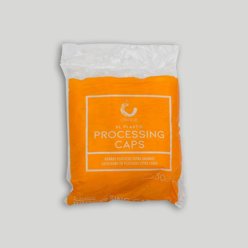 Colortrak Processing Caps, Disposable Dye and Chemical Treatment, Convenient Professional Pack Sizes, For Perms, Conditioners and Color, Bouffant Style Head Coverings with Elastic Trim, Clear - Image 5