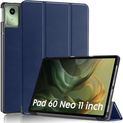 Robustrion Cover for Moto Pad 60 Neo 11 inch Cover Case, Trifold Flip Cover Case for Moto Pad 60 Neo Cover 11" Tablet - Navy - Image 1