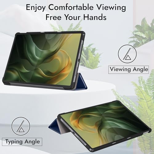 Robustrion Cover for Moto Pad 60 Neo 11 inch Cover Case, Trifold Flip Cover Case for Moto Pad 60 Neo Cover 11" Tablet - Navy - Image 4