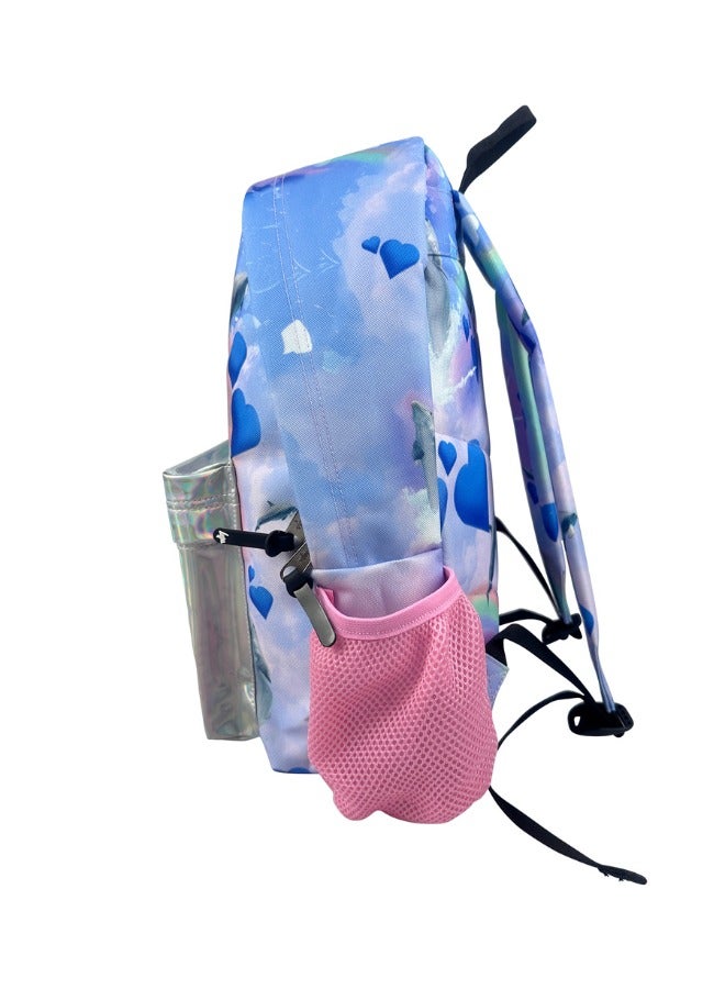 JUST HYPE Iconic Backpack- Rainbow Dolphins - Image 3