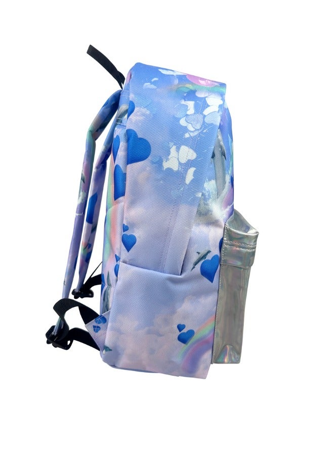 JUST HYPE Iconic Backpack- Rainbow Dolphins - Image 5