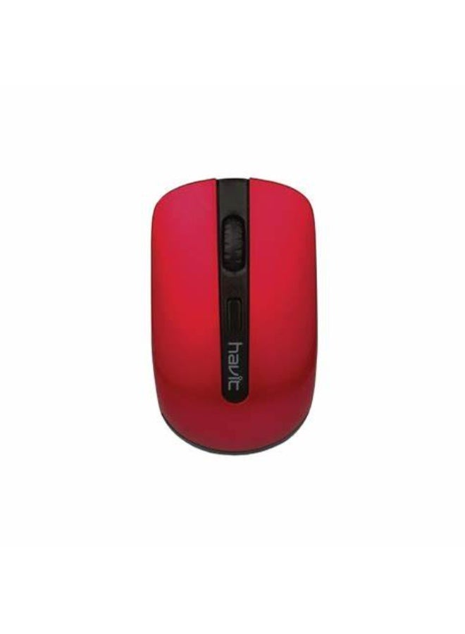 Havit Wireless 16000DPI 2.4GHZ Mouse - Red | HV-MS989GT - Image 1