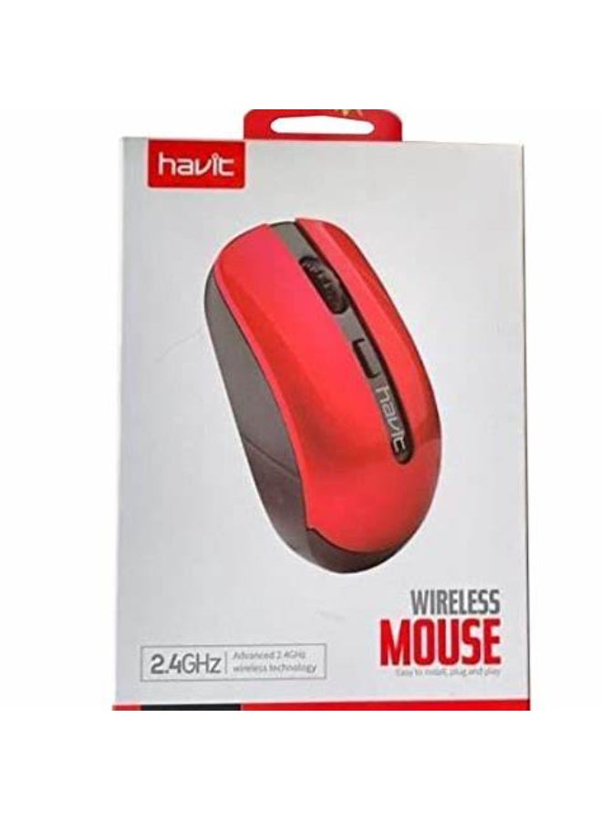 Havit Wireless 16000DPI 2.4GHZ Mouse - Red | HV-MS989GT - Image 4