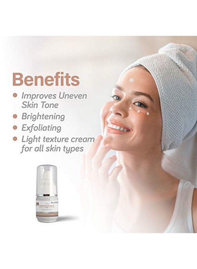 Pili كريم تفتيح البشرة مع أربوتين وحمض الجليكوليك | يستعيد لون البشرة | يضيء البشرة علاج البقع الداكنة للوجه والجسم تحت الإبطين والرقبة والركبتين والمرفقين والفخذين الداخليين. (0.8 أونصة) - Image 4