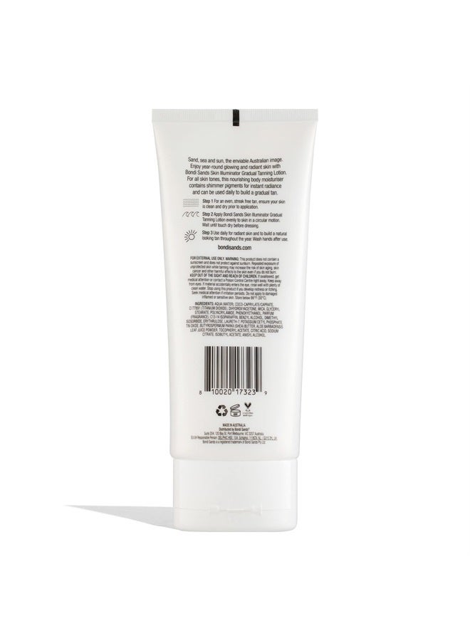 BONDI SANDS Gradual Tanning Lotion Skin Illuminator | Shimmer Pigments Build to a Natural-Looking Tan for Glowing Skin | 150 mL, 5.07 Fl. Oz. - Image 2