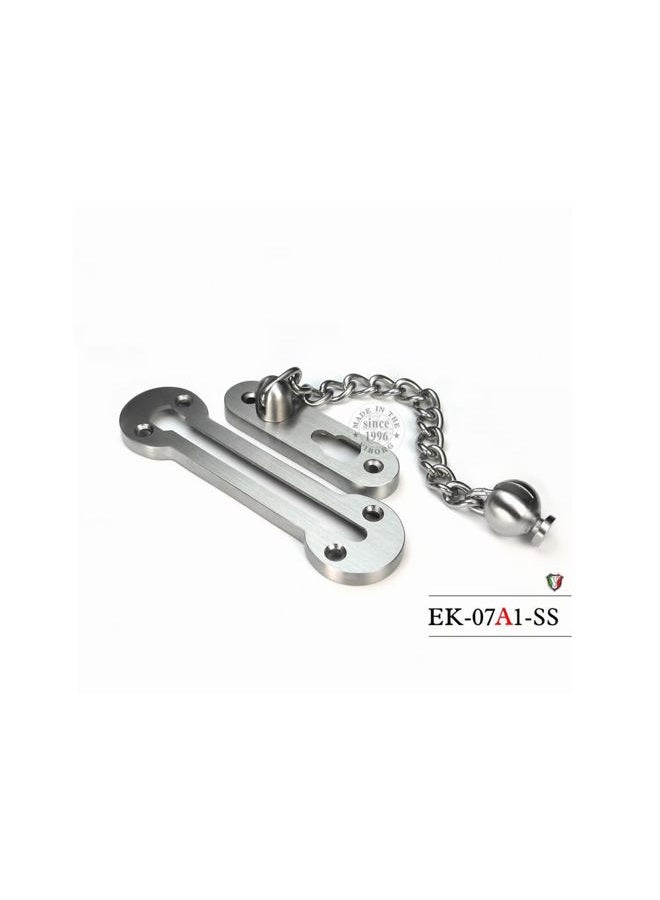 VIBORG Solid SUS304 Stainless Steel 3MM Extra-Thick Casting Heavy Duty Door Chain Door Limiter External Door Restrictor Security Lock Safety Guard Chain EK-07A-SS - Image 3