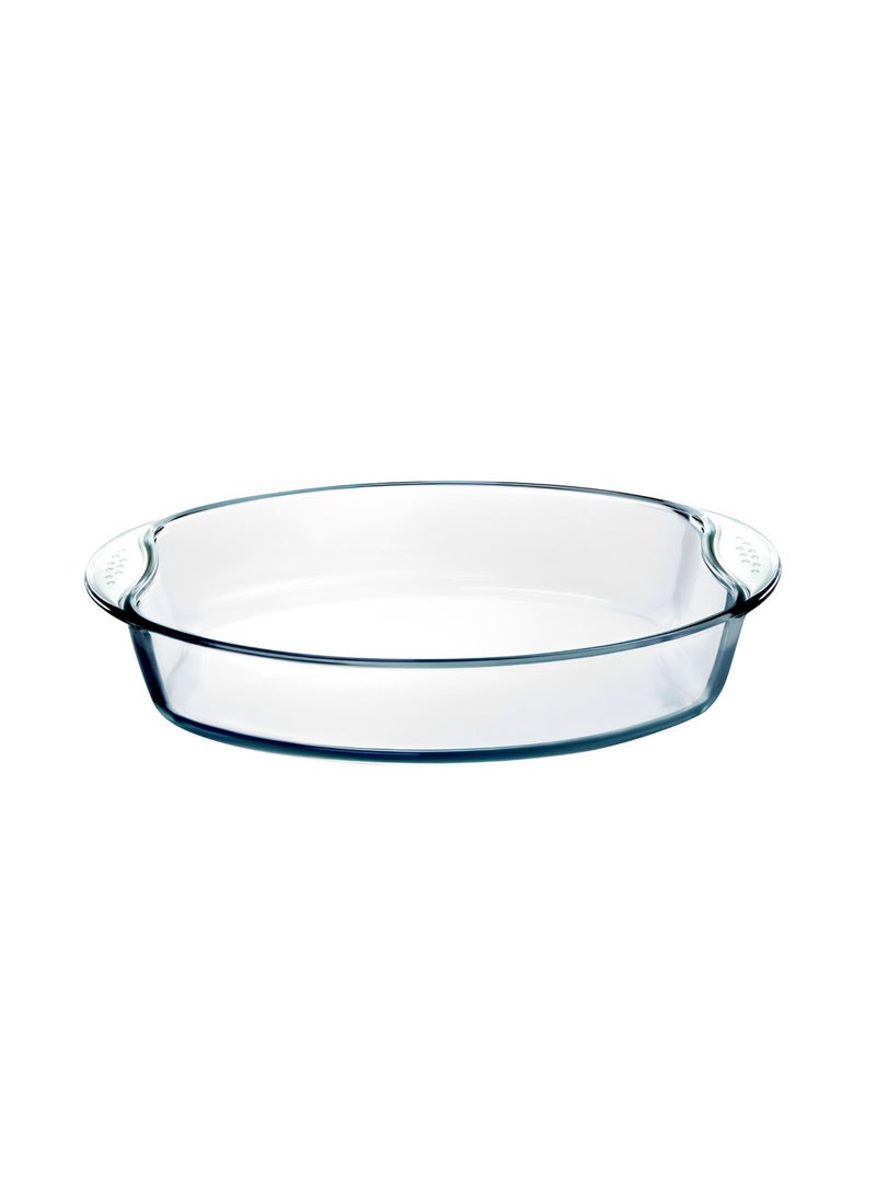 2.9L Oval Shape Glass Oven Dish - Premium Borosilicate Bakeware, Oven, Microwave & Dishwasher Safe, Ideal for Baking, Roasting, and Serving - pzsku/ZB56B918486391593631EZ/45/_/1721738439/1bc660be-74bd-4ae1-b451-8ffd77627d9d