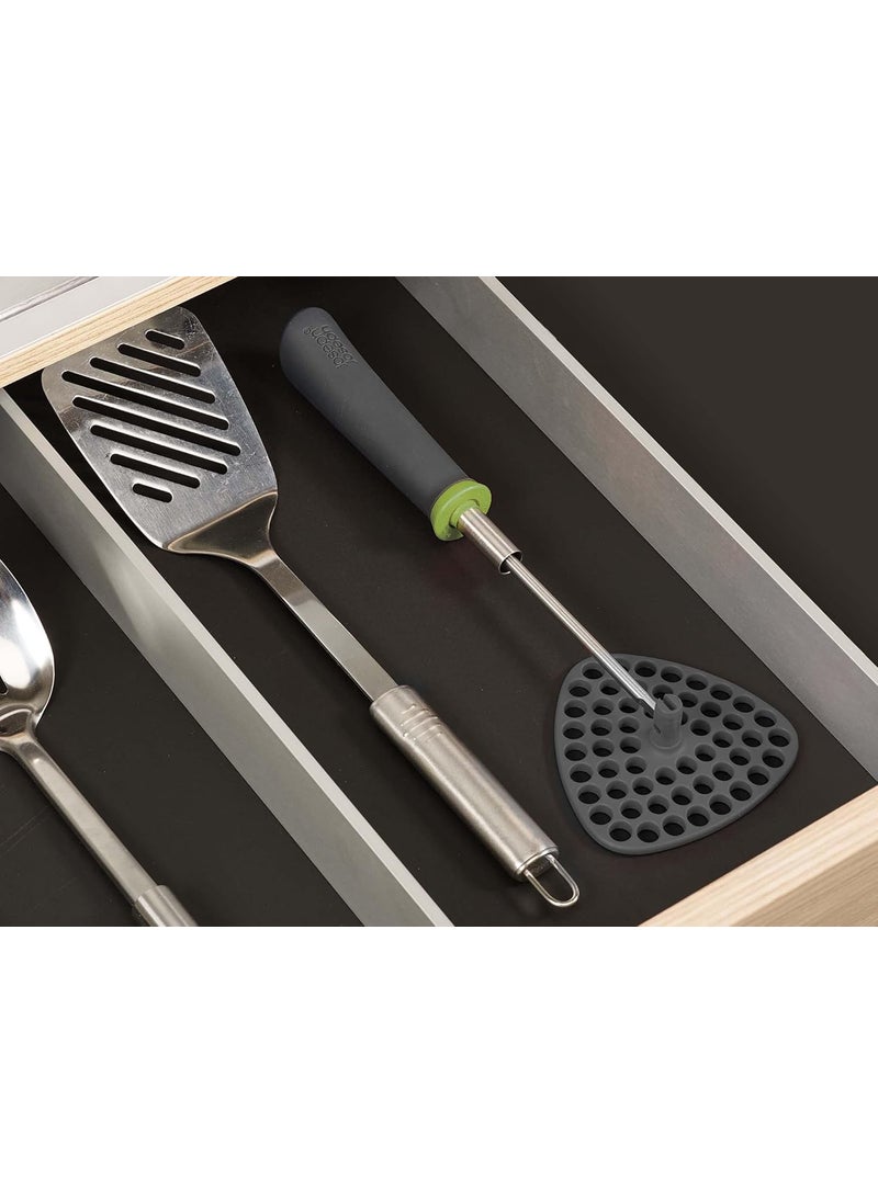 Joseph Joseph Joseph Joseph Delta Folding Masher GreyGreen  - Image 5