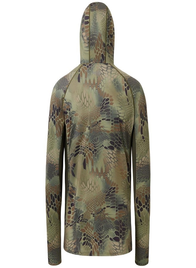 BASSDASH UPF 50+ Men’s Hunting Shirts with Mask Long Sleeve Camo Fishing Hoodie - Image 2