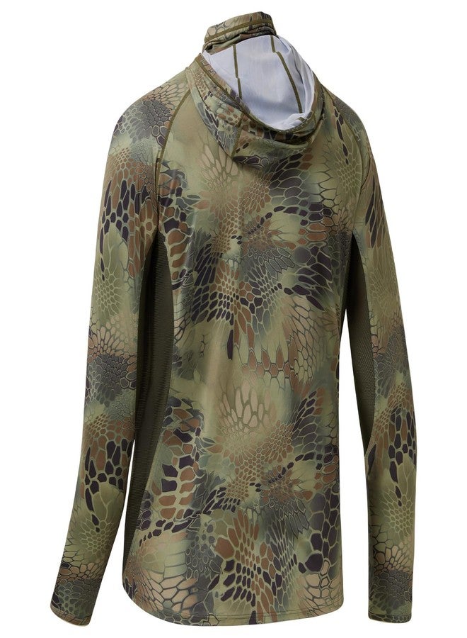 BASSDASH UPF 50+ Men’s Hunting Shirts with Mask Long Sleeve Camo Fishing Hoodie - Image 3