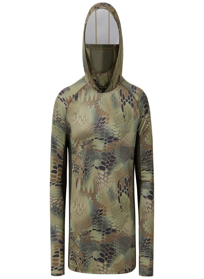 BASSDASH UPF 50+ Men’s Hunting Shirts with Mask Long Sleeve Camo Fishing Hoodie - Image 5