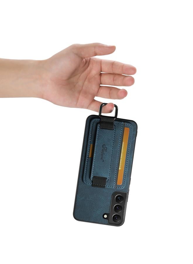 Suteni Case For Samsung Galaxy S23+ 5G H13 Litchi Leather Wrist Strap Wallet Back Phone Case - Image 5