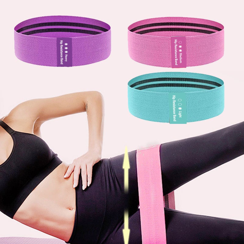 Generic Adjustable hip ring fitness stretch belt stretch belt hip lifting belt squat hip belt hip belt hip elastic ring resistance belt Purple adjustable (OPP bag) small resistance