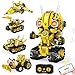 HPROMOT 5in1 STEM Robot Building Kit for Kids Ages 816 Remote App Controlled Rechargeable Engineering Learning DIY Coding Toy Educational Building Blocks Gift for Girls Boys 673 PCS - Image 2