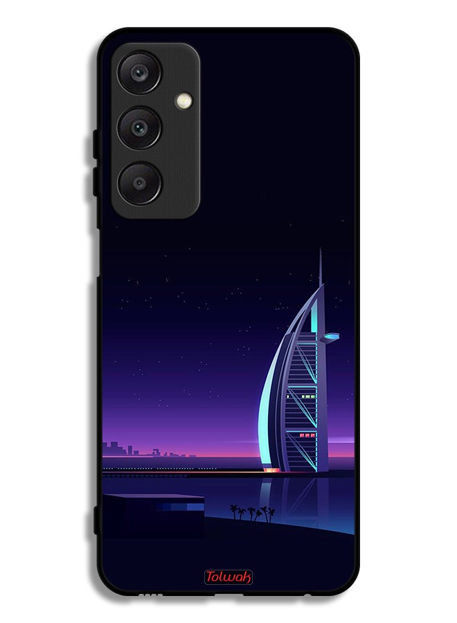 Tolwak Samsung Galaxy A25 5G Protective Case Cover Burj Arab Digital Art - Image 1
