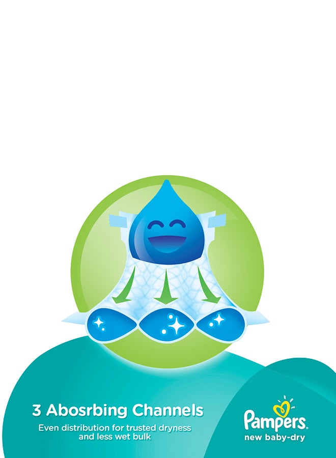 Pampers 66 Piece Baby Dry Diapers, 2-5 Kg - Image 5