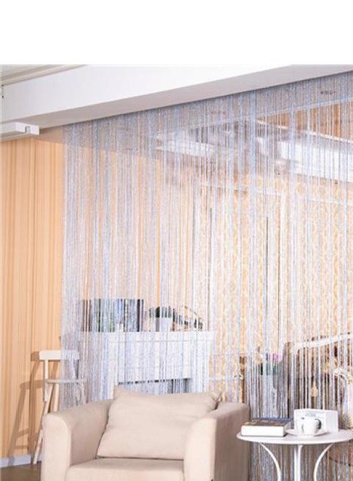 Bluejw Shiny Tassel String Doorway Curtain 300x280 cm - Image 4