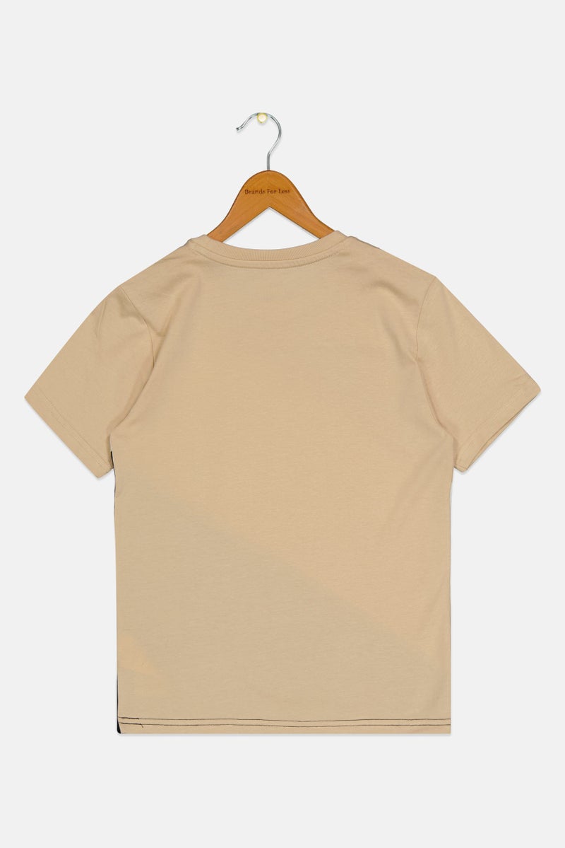 PUMA تي شيرت قصير الأكمام للأطفال الأولاد بياقة دائرية، متعدد الألوان - Image 2