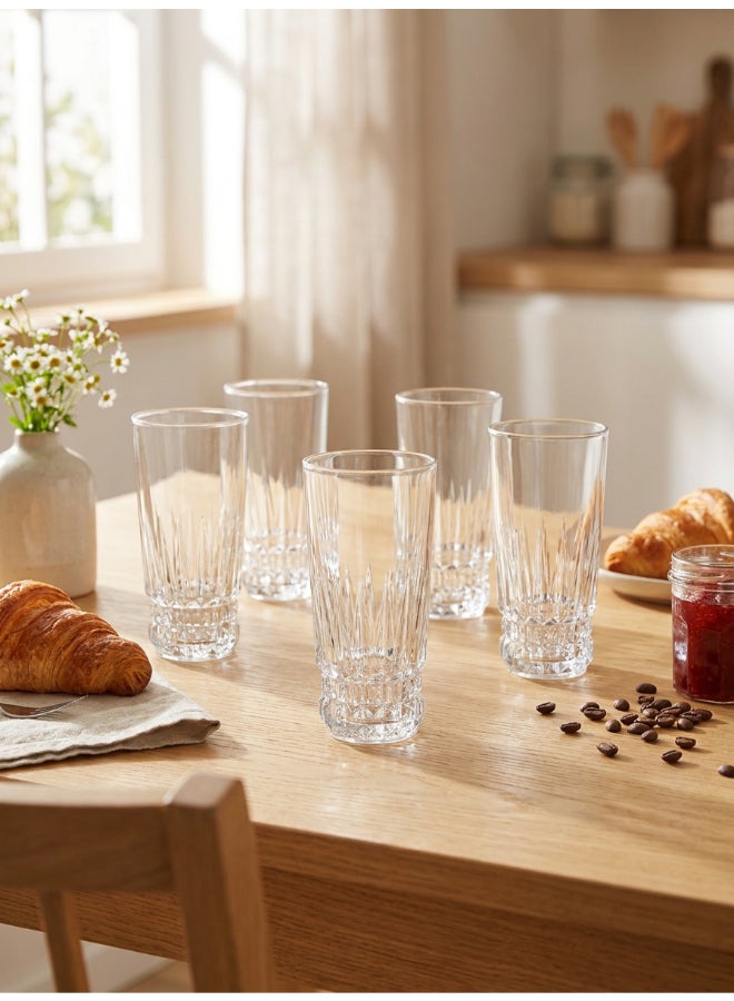 Luminarc Imperator 6 Piece Tumbler 310ml Drinking Set For Juice, Water, Soft Drinks, Hard Drink, Hot Beverages - Image 3
