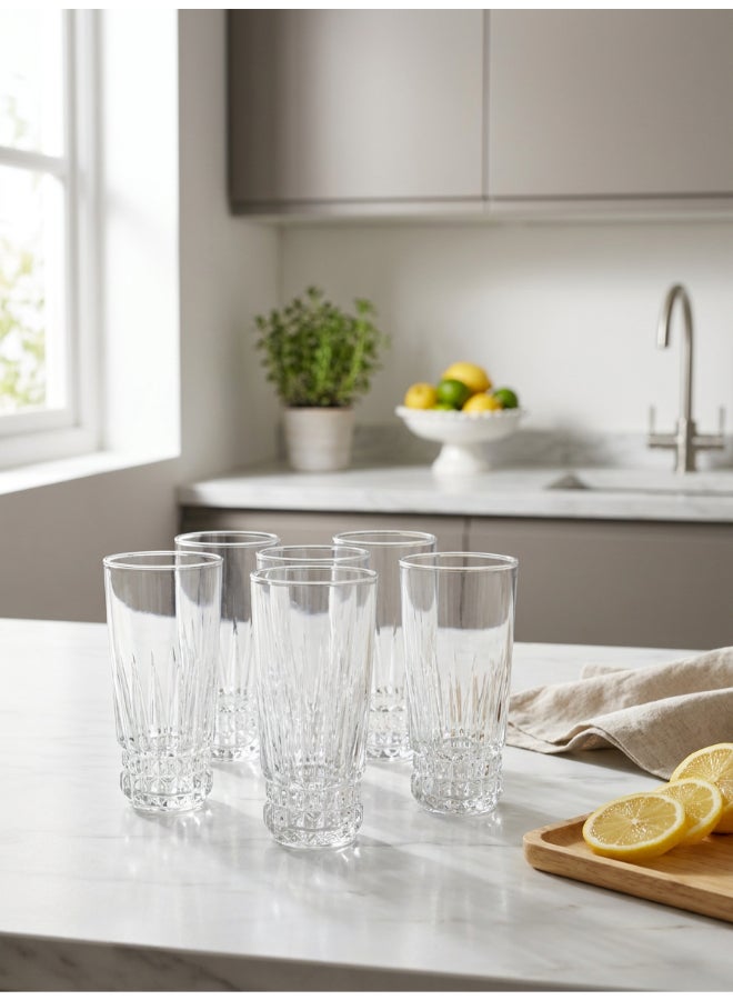 Luminarc Imperator 6 Piece Tumbler 310ml Drinking Set For Juice, Water, Soft Drinks, Hard Drink, Hot Beverages - Image 2
