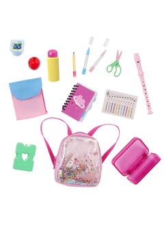 Backpack And School Supplies Set For 46 Cm Dolls