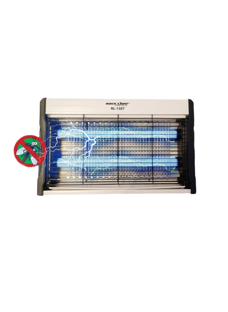 ROCK LIGHT Electric Shock Bug Zapper 10W Powerful Insect Killer RL-1327 Featuring Purple Light Trapping Mosquitoes, High Voltage Power Grid, AC Charging and Low Consumption - Indoor Use  - Image 1
