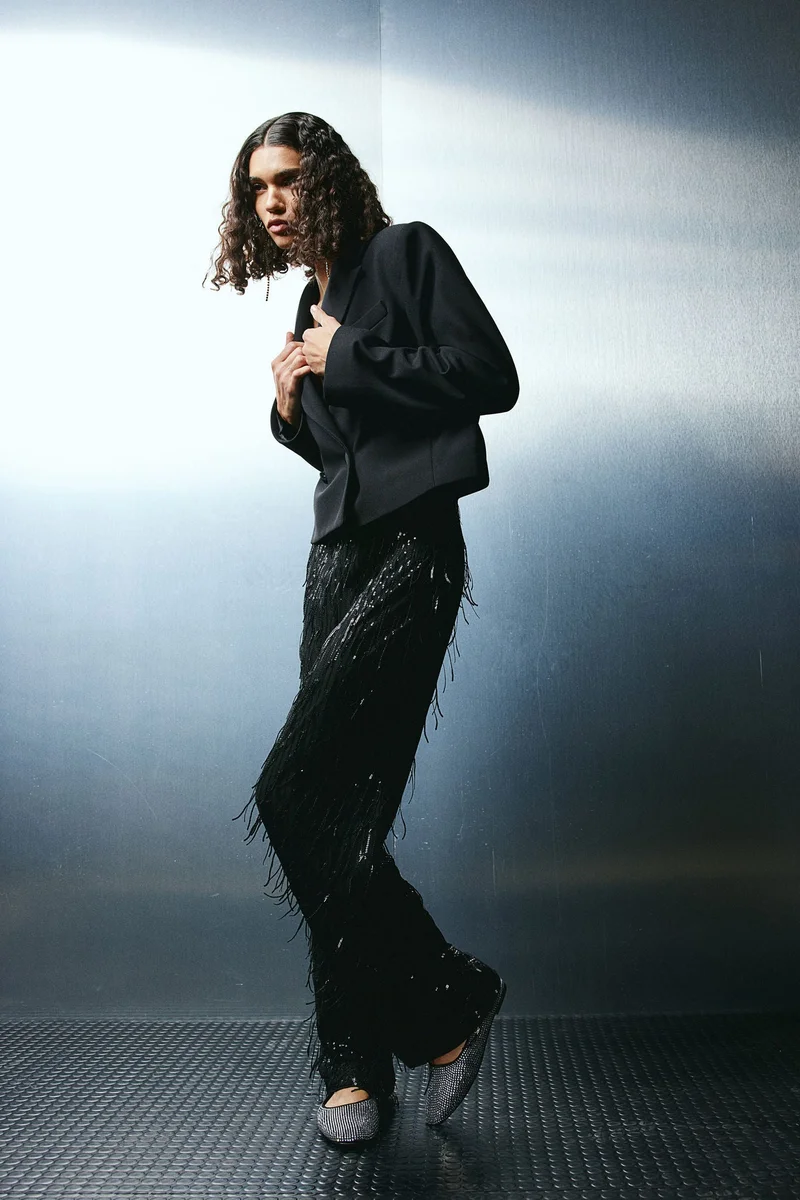 اتش اند ام Sequined Trousers