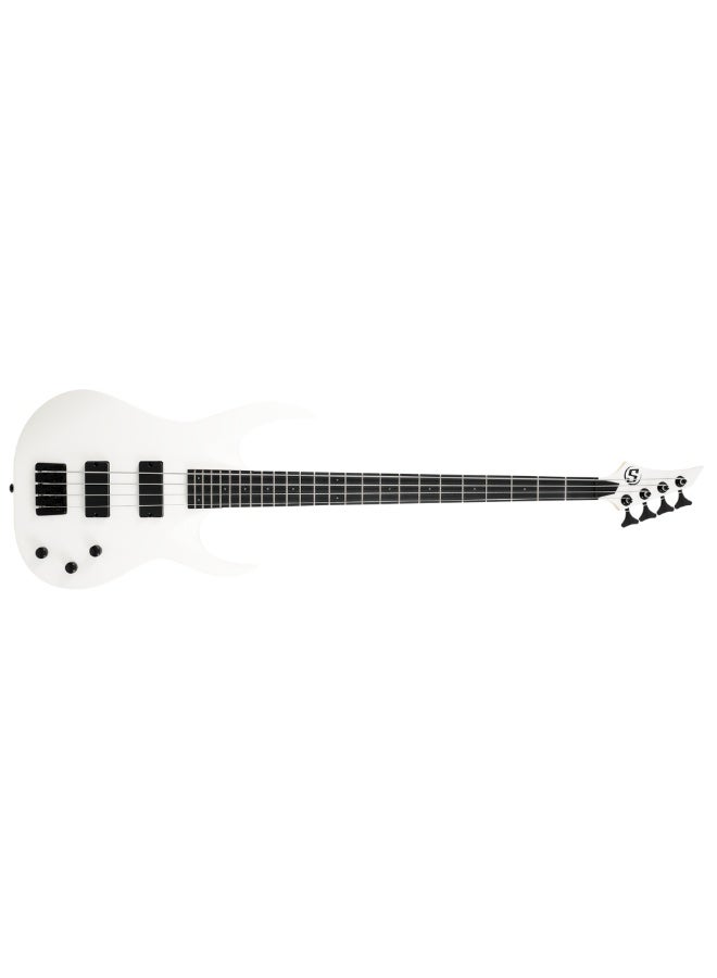 أس باي سولار S by Solar AB4.4W Bass Guitar – White - Image 1