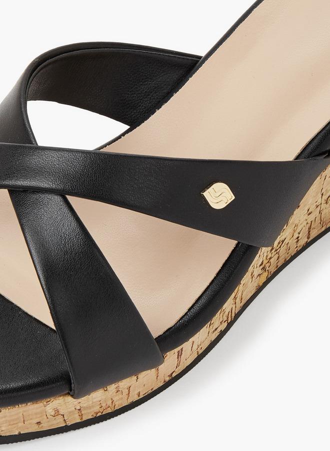 Surestep Women Lightweight Elegant Wedge Heel Sandals With Cork Finish - Image 5