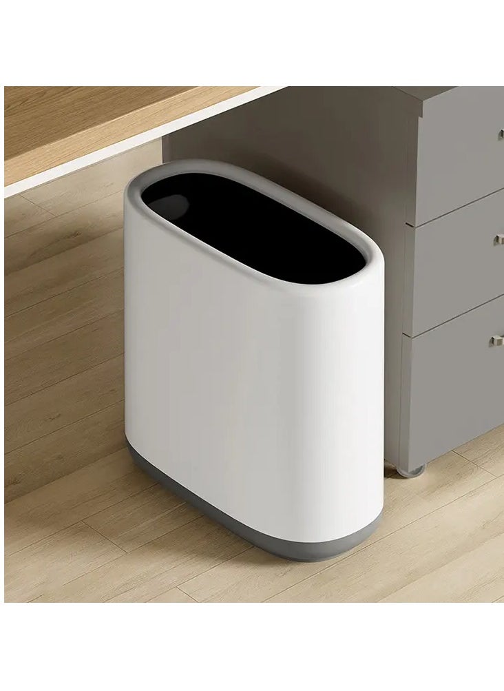 Generic - Premium 10 Liter Plastic Garbage Bin for Home and Living Room Storage Garbage Bin with Narrow Dividers Luxury - Image 1