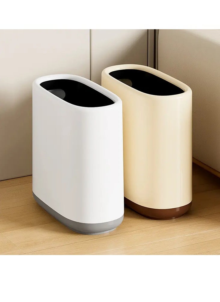 Generic - Premium 10 Liter Plastic Garbage Bin for Home and Living Room Storage Garbage Bin with Narrow Dividers Luxury - Image 1
