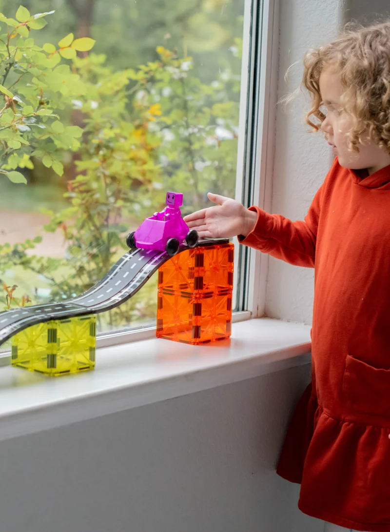 MAGNA-TILES Downhill Duo 40 Piece Magnetic Construction Set